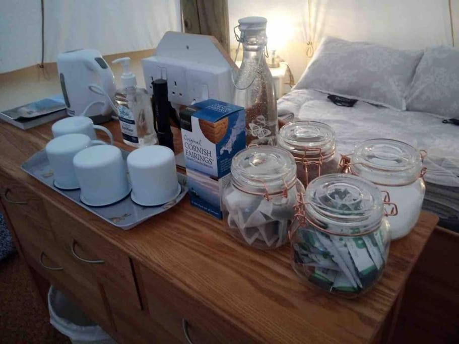 Luxury tent Cox Hill Glamping Badger Truro