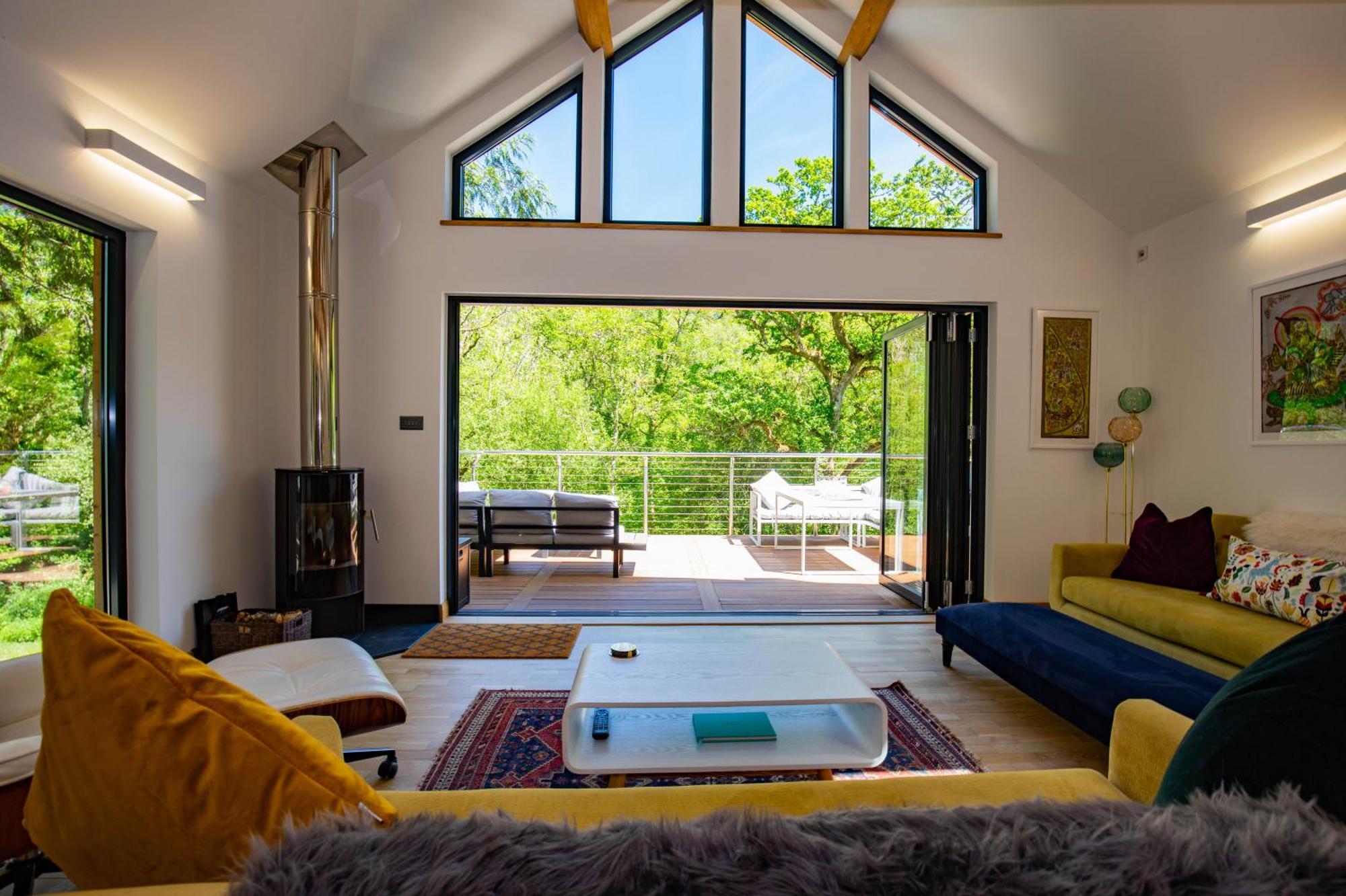 Tresillian Waterfront, Forest, Hot Tub,sauna * Truro